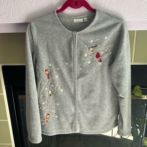 Croft&Barrow Gray Zippered Jacket (Medium)NWOT